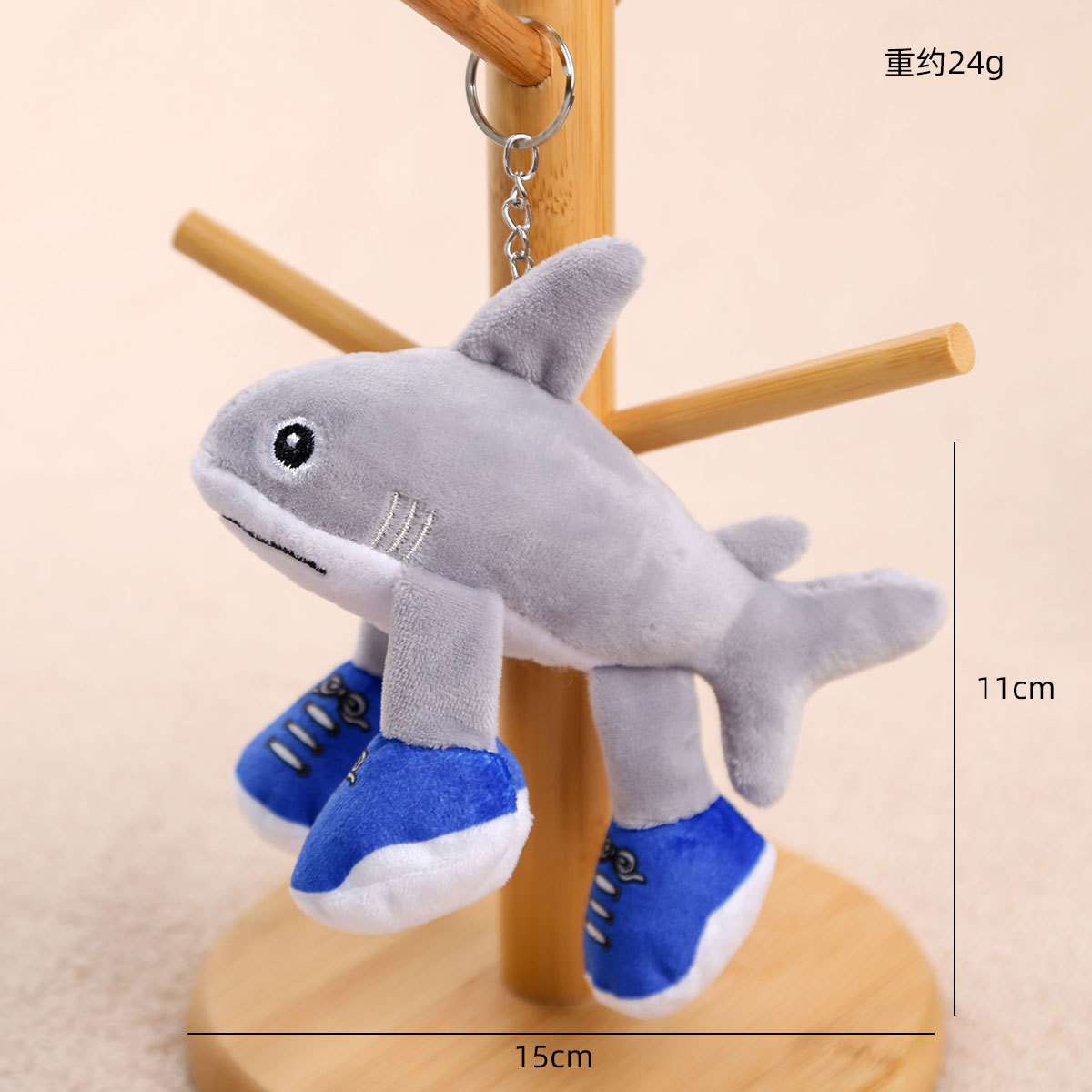 Picture of Ai Shan Hai Jing Tungtung Tungsahur Cross-Border Doll Toy Wooden Stick Plush Keychain Small Pendant