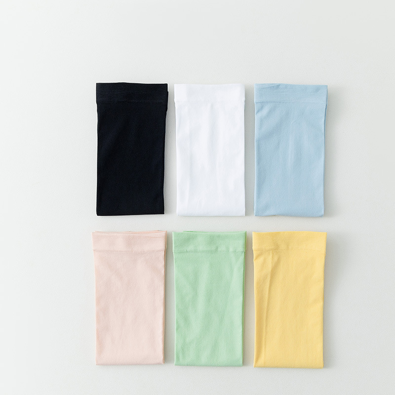 Children's Ice Sleeves Summer Sunscreen Ice Silk Sleeves Cartoon Candy Color Ice Sleeves Breathable Outdoor Sleeves