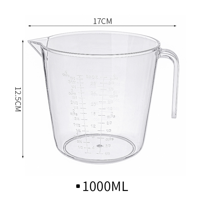 Picture of Measuring Cup with Scale Plastic Cup High Temperature Resistant Small Measuring Cup Measuring Spoon Milk Tea Shop Special Baking Tool Household