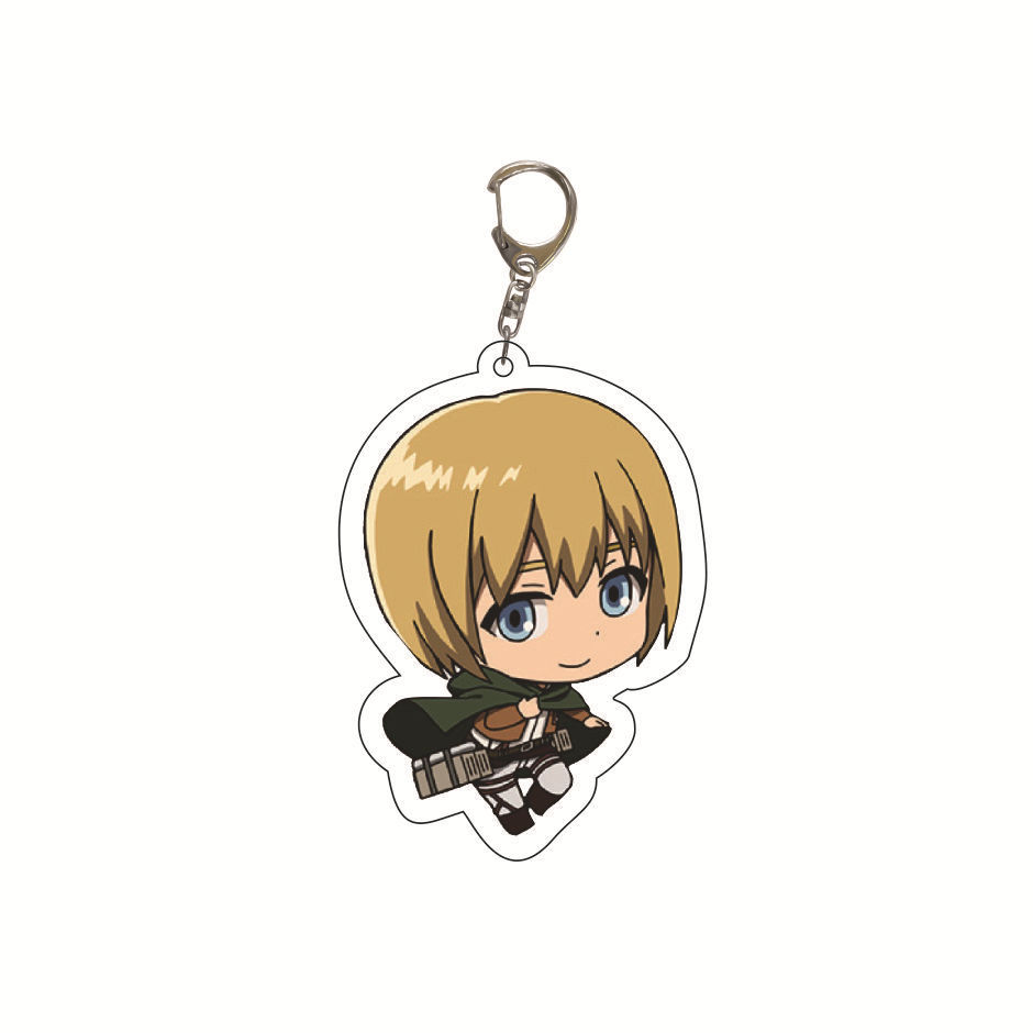 Picture of Star anime peripheral acrylic keychain pendant wholesale attack giant creative jewelry gift