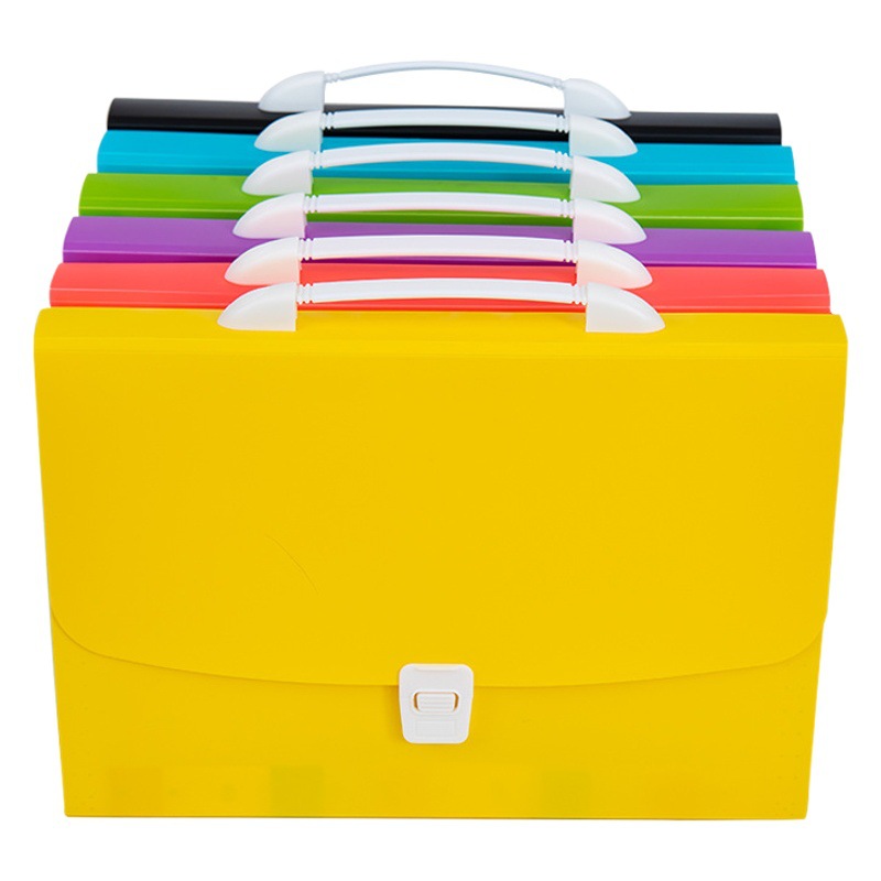 a4 organ bag 7-compartment portable test paper bag multi-layer insert document bag folder multi-function storage bag folder