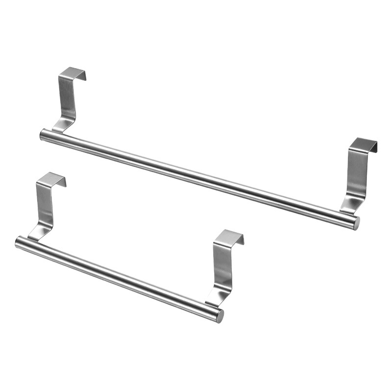 Multi-Purpose Stainless Steel Wall-Mounted Kitchen Accessories Single Pole Towel Rack Single Pole Towel Rack