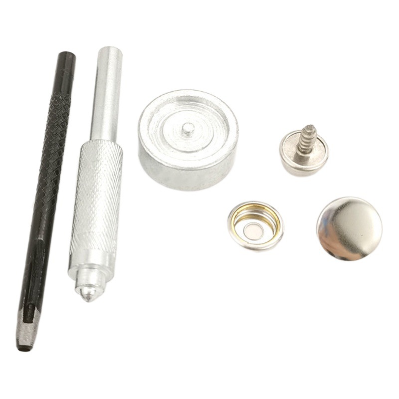 For cross-border 10mm suit tools snap button canvas tarpaulin copper snap button metal stainless steel screw large white button