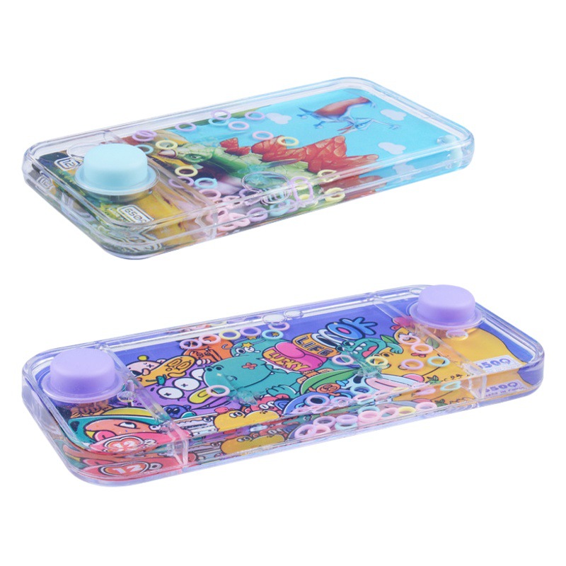 Children's ring water machine toys nostalgic Palm game machine baby educational toys stall hot sale small gifts wholesale