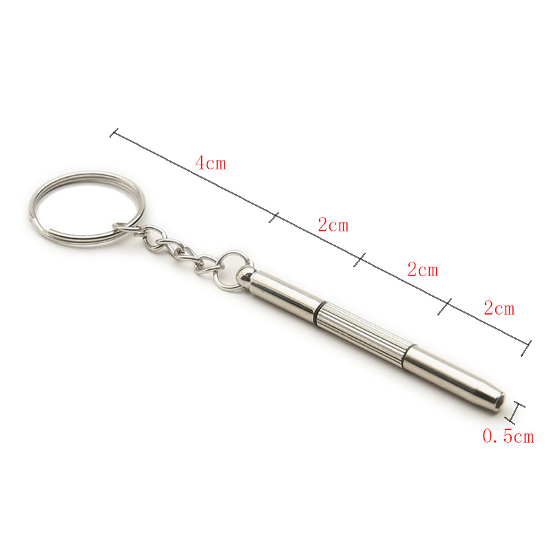Picture of B- Class screwdriver multi-function three-in-One glasses accessories maintenance tool portable multifunction screwdriver