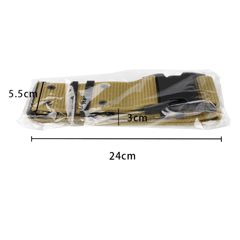 Factory supply 5.5 wide student military training belt outdoor woven belt American security tactical outer belt in stock