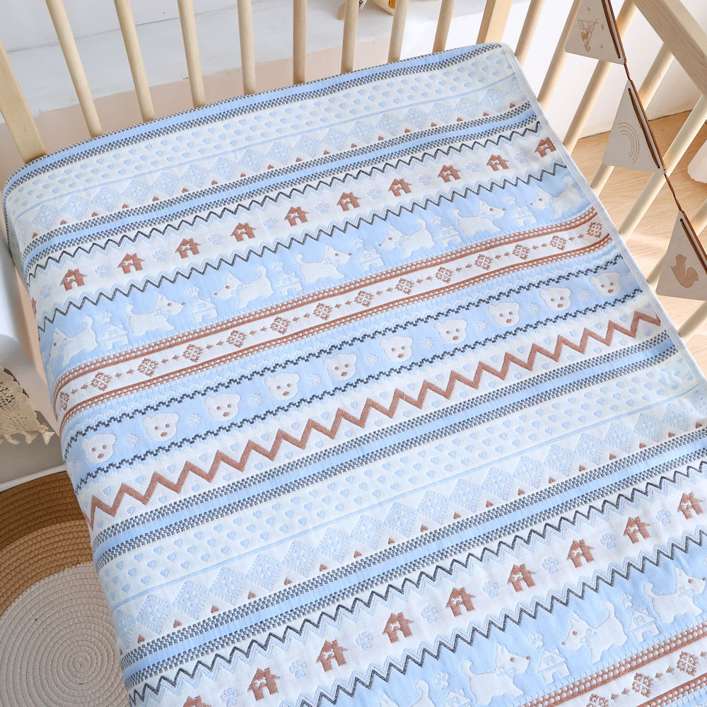 Picture of Newborn mat factory wholesale summer cartoon printing and dyeing baby mat breathable cool crib ice mat