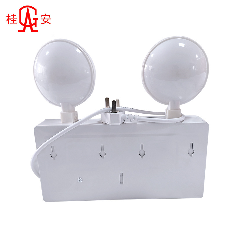 Picture of Guian Fire Emergency Light New GB LED Safety Exit Indicator Plate Evacuation Double Head Power Failure Emergency Lighting