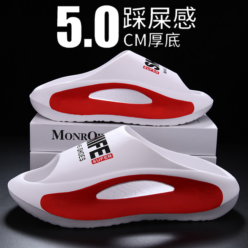EVA Slip Feeling Soft Bottom Non-slip Outdoor Wear-resistant Indoor Lovers Mute Sandals and Slippers Women Wholesale Price