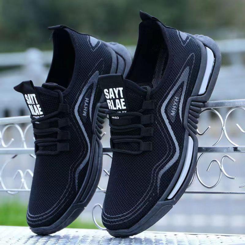 2024 Mesh Men's Summer Trendy Running Shoes Casual sneaker Men's Soft Sole All-match Trendy Odor-proof sneaker