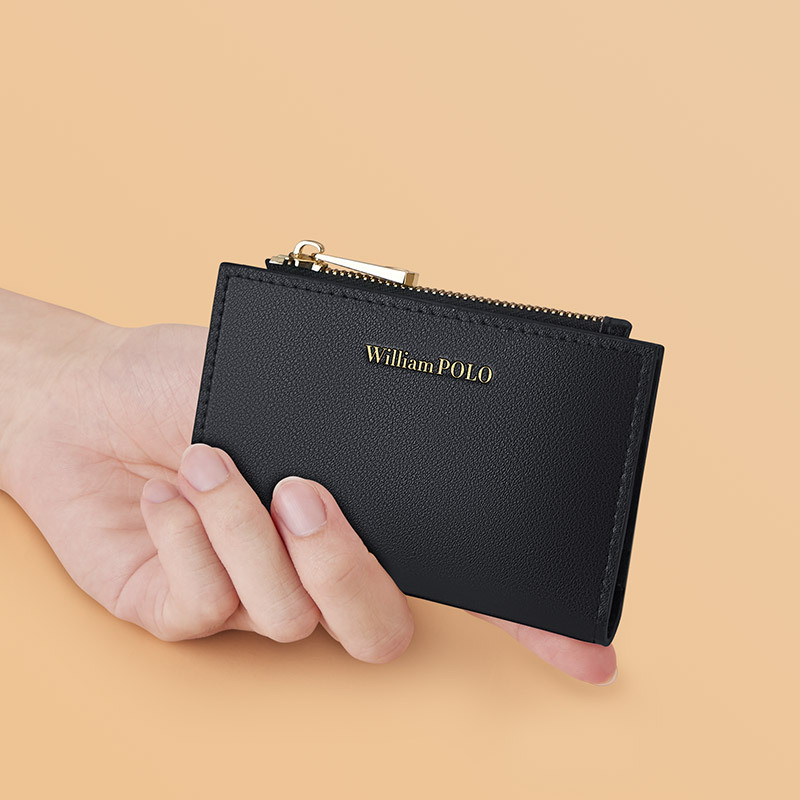 King Paul Genuine Leather Women's Wallet Small Wallet Women's Short Coin Purse Card Bag Thin Mini Folding Wallet