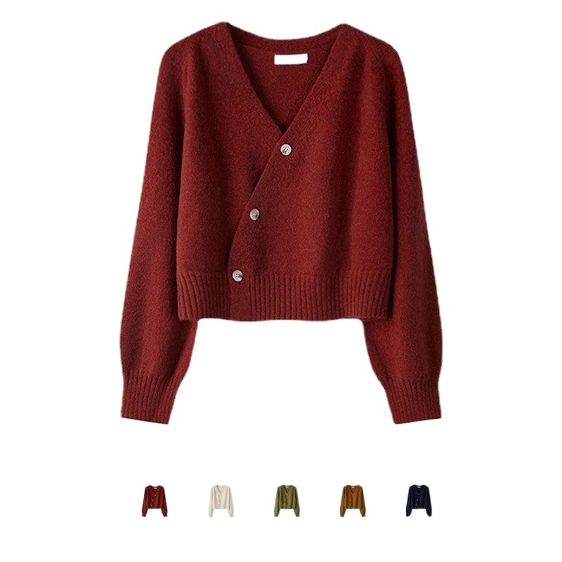 Cardigan Coat Women's Outer Wear Early Spring Autumn 2024 New Women's Lazy Style Small Loose Sweater Top