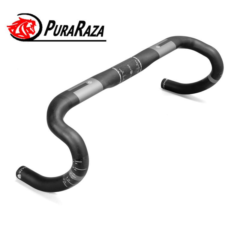 EC90 full carbon fiber road bike bending handle carbon fiber handle sports car handle gray inner line