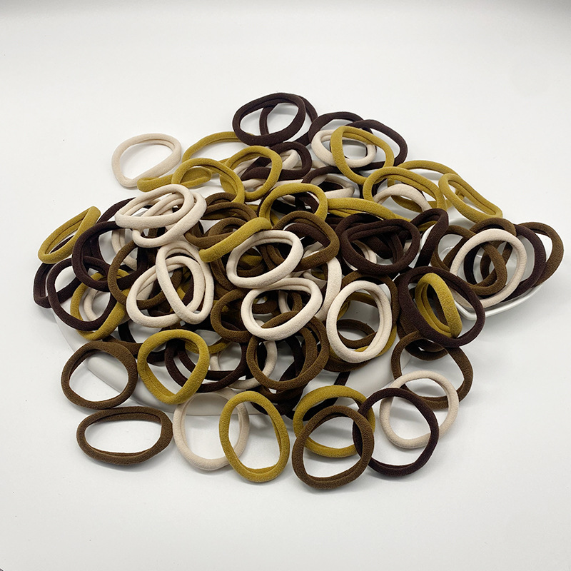 Picture of Single Wholesale Black Headband Hair Tie for Women Korean Style High Elasticity Does Not Hurt Hair Rubber Band High Ponytail Baby Hair Accessories