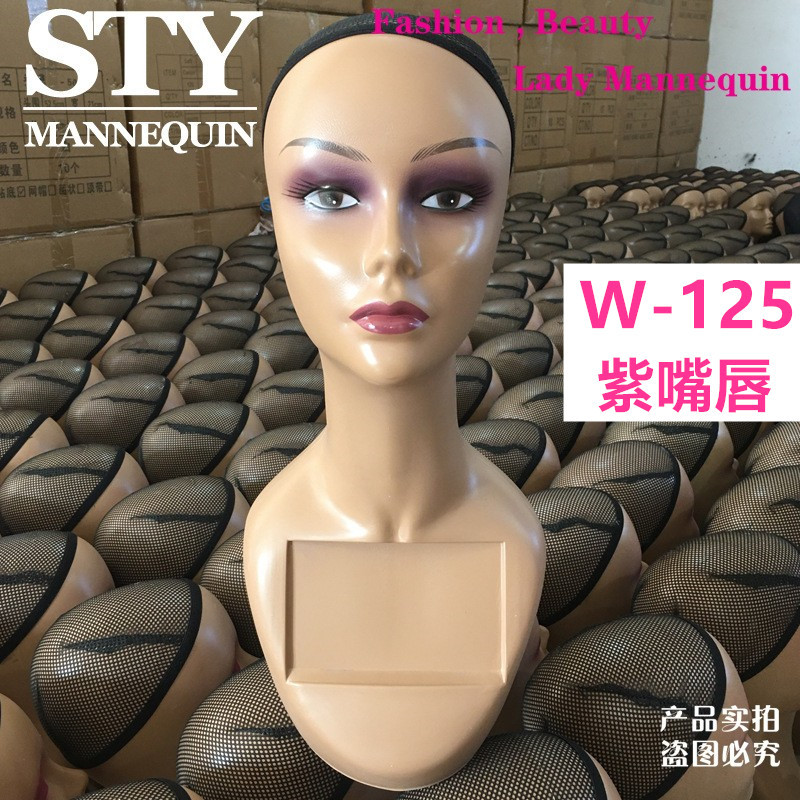 Picture of STY head model export best-selling dummy head model fashion female wig head model head model window display model head model