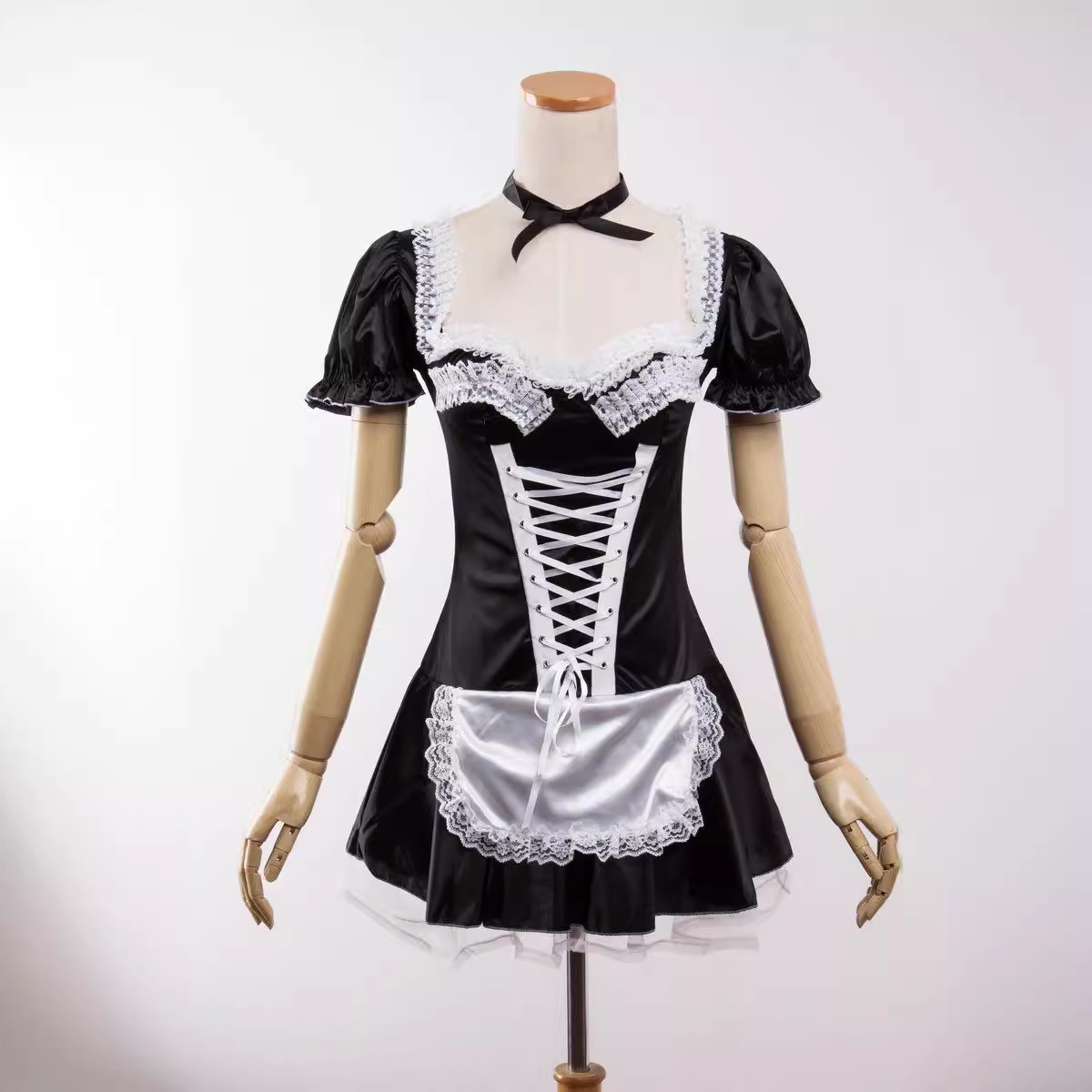 Picture of Xinle Real Shot Large Size Performance Costume Fairy Tale Halloween New Playful Maid Maid Uniform