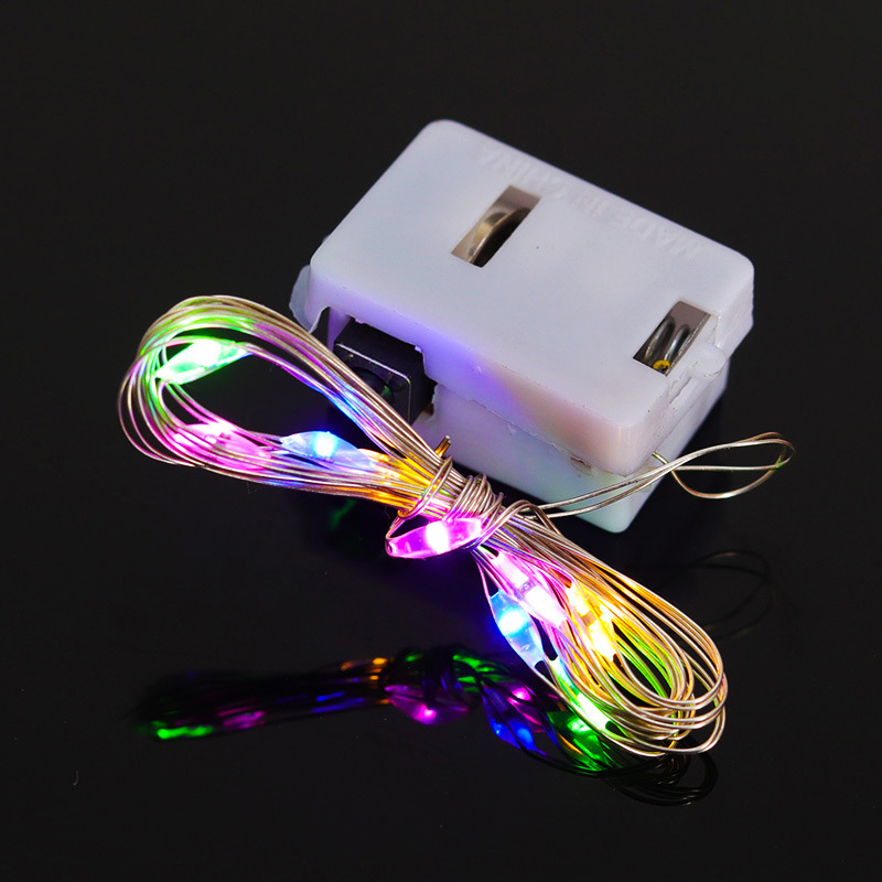 Wishing string lights flower decoration adjustable lights copper wire gift box small string lights bouquet warm lights decoration