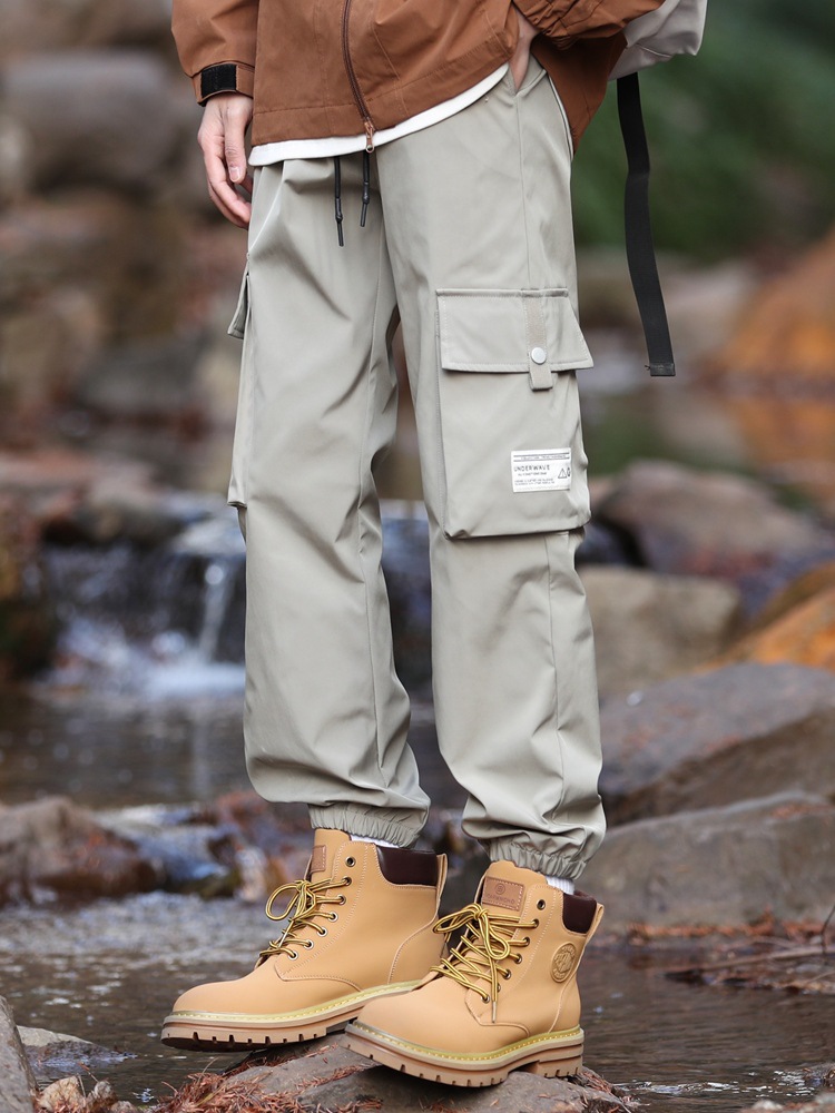 Men's Spring and Autumn New American Style Outdoor Functional Mountaineering Pants Windproof Water-splashing Sports Mountaineering Crock Pants