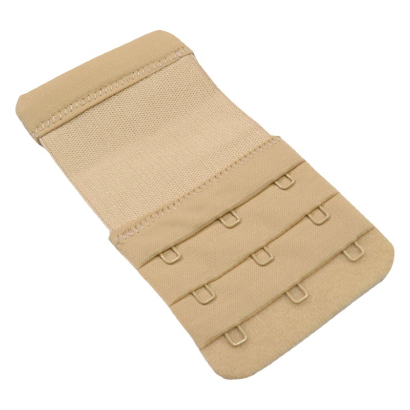 Factory underwear extended back buckle elastic elastic belt extended buckle 5.7cm three rows of three buckles Velcro