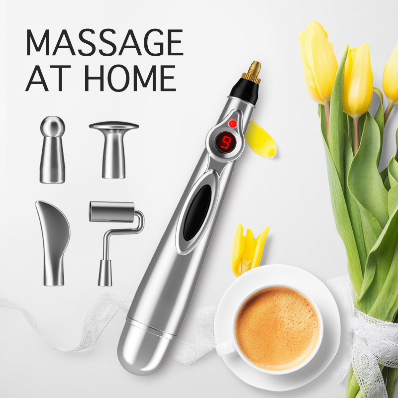 English laser acupuncture pen will sell meridian energy meridian pen magic point pen Amazon product massage stick