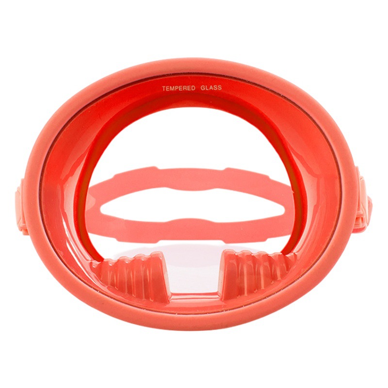 Wave Professional Tempered Glass Lens Free Diving and Snorkeling Equipment Scuba Full Face Large Frame Diving Goggles