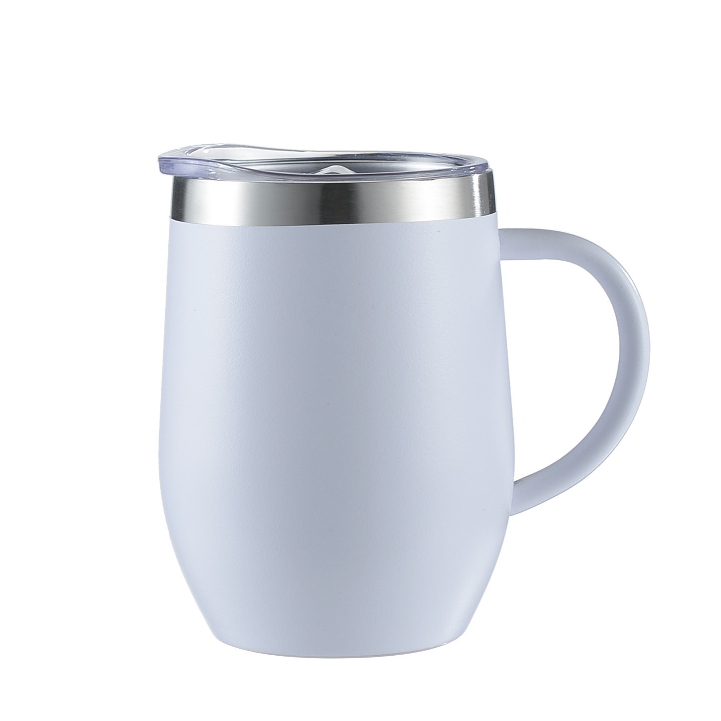 Picture of Cross-border Amazon swig eggshell cup U-shaped egg cup 304 stainless steel double layer 12oz in stock handle red wine cup