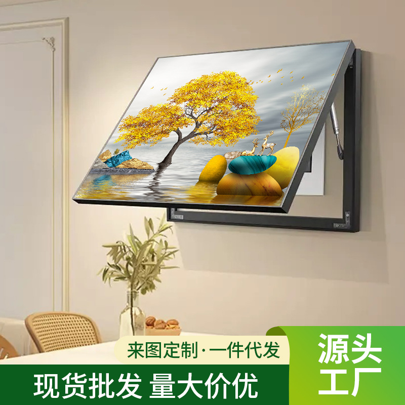 New Meter Box Decorative Painting Blocking Punch-Free Switch Box Blocking Painting Switch Box Decorative Painting Distribution Box Hanging Painting