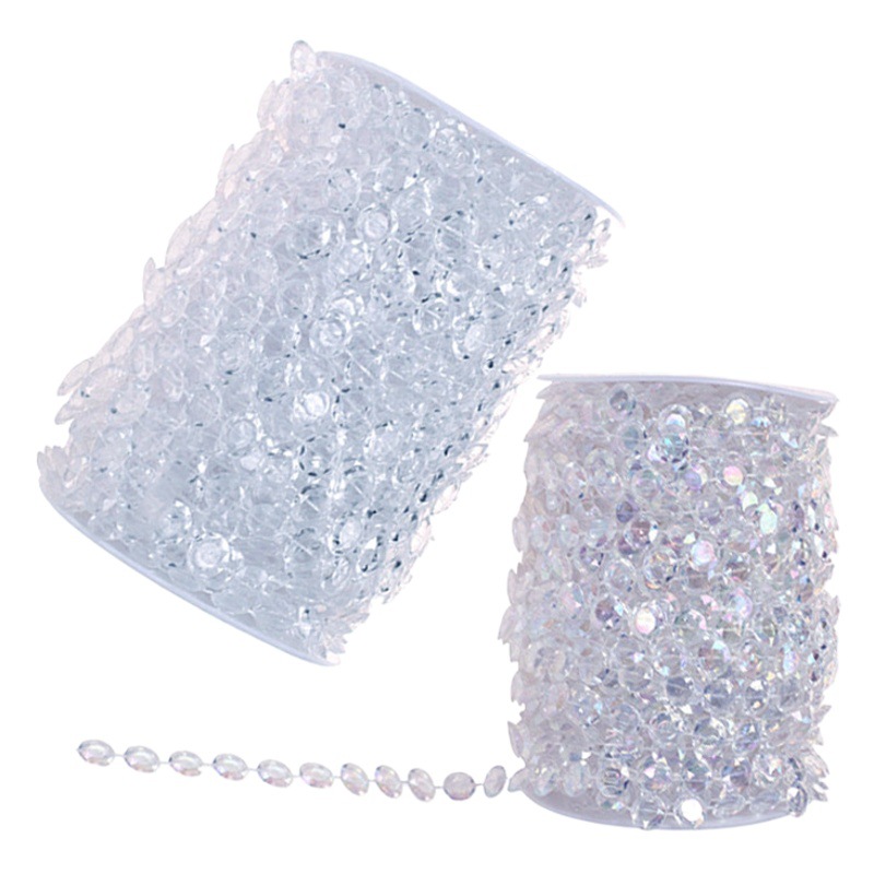 Acrylic Line Curtain Beads Wedding Bead Curtain Wedding Crystal Road Lead Stage Ceiling Decoration Crystal Christmas Tree Bead Chain