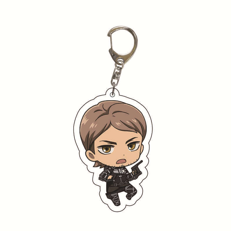Picture of Attack on Titan Peripheral Pendant Comic Alan Will Soldier Double-Sided Acrylic Keychain School Bag Cross-Border