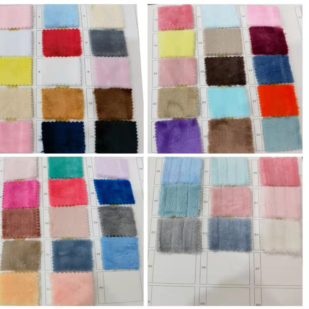 280g plain flannel double-sided single-sided flannel pajamas home textile flannel printed fabric