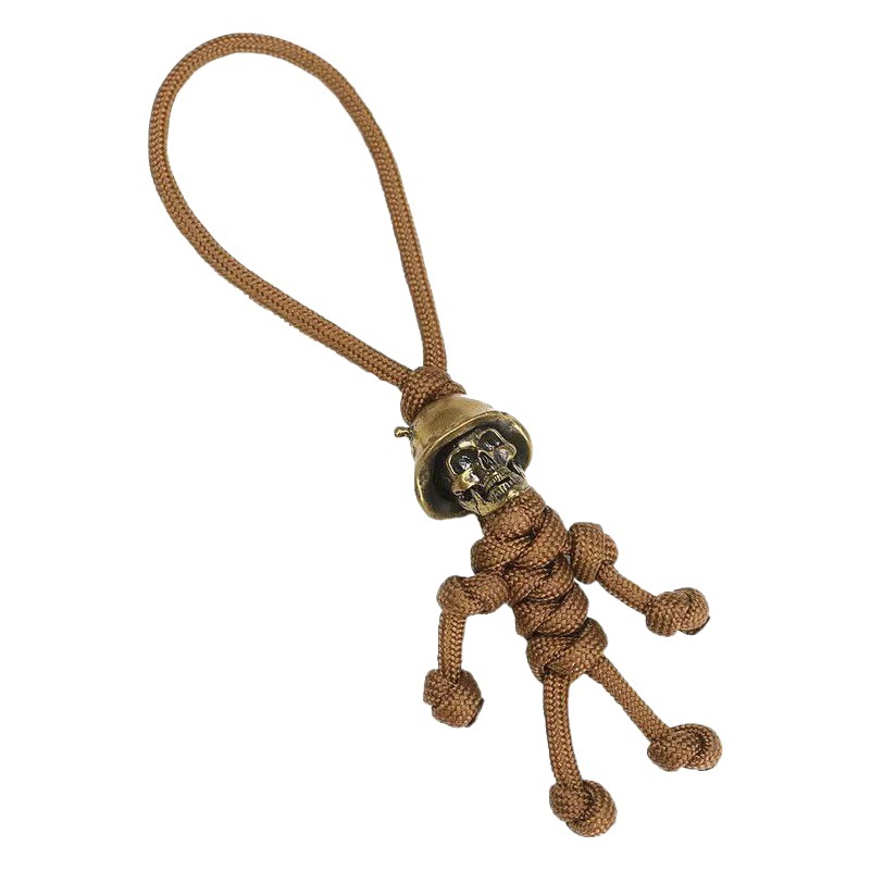 Personalized and Creative Cool Imitation Brass Material Skull Soldier Vs Superman Keychain Luggage Pendant Manufacturer Wholesale