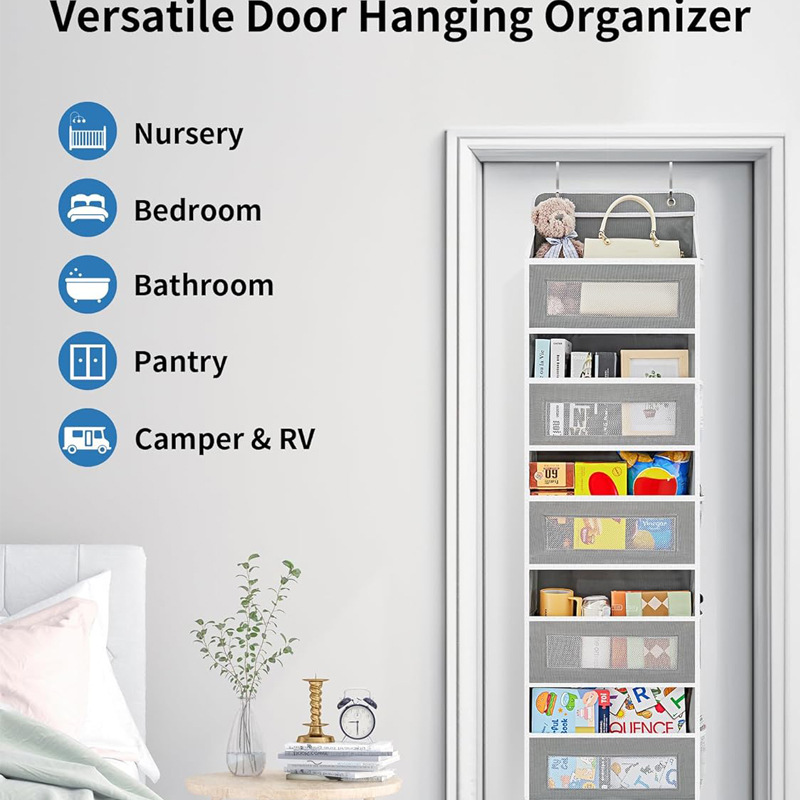 Picture of Cross-Border Amazon Door Non-Woven Fabric Finishing Hanging Storage Bag Dormitory Door Debris Storage Bag