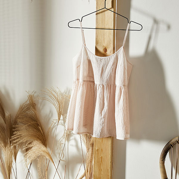 Fashionable all-match camisole cool and comfortable cotton camisole small shirt home fashion camisole travel vacation camisole