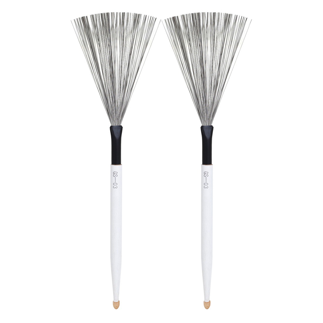 Double-head Dual-purpose Color Metal Drum Set Jazz Drum Drum Drum Stick Drum Refresh Double-head Dual-purpose Color Drum Stick Brush