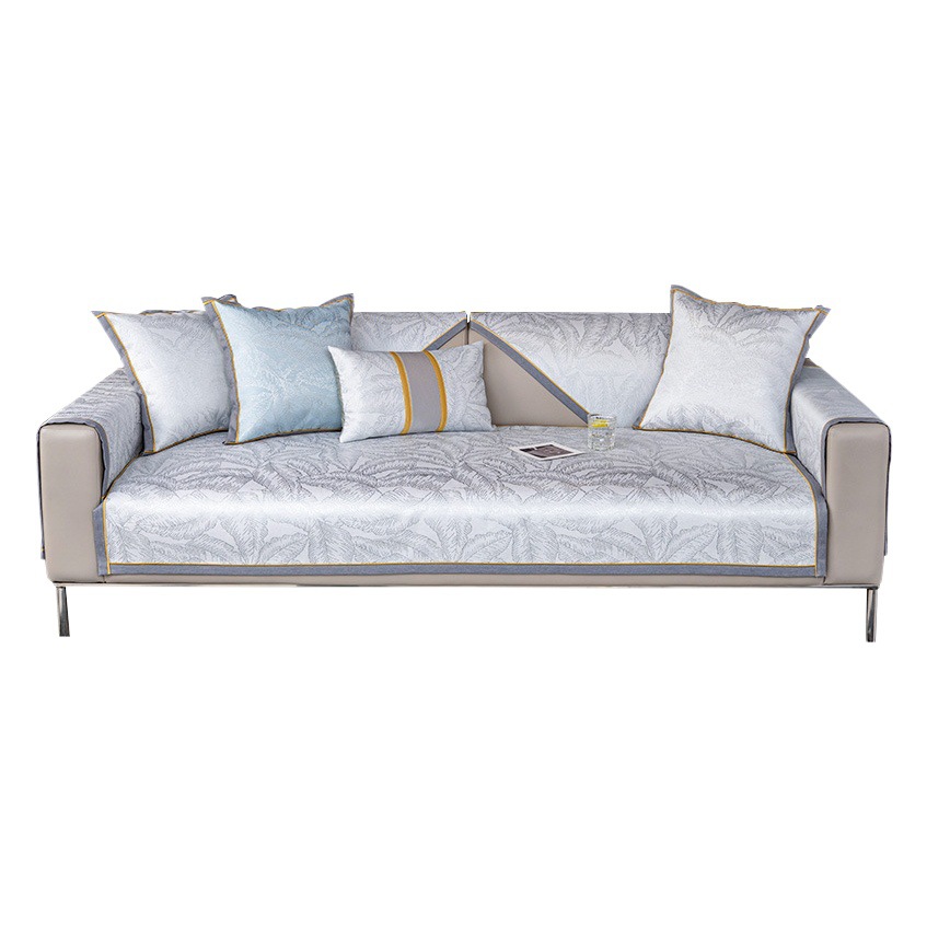Summer Ice Silk Sofa Cushion New Model 2025 Sofa Cushion Universal for All Seasons Sofa Seat Cushion Light Luxury Sofa Cover Cloth