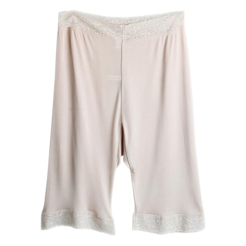 Huaye Summer New Women's Silk Knitted Five-Point Pants Mulberry Silk Lace Anti-Exposure Leggings Mid-Pants