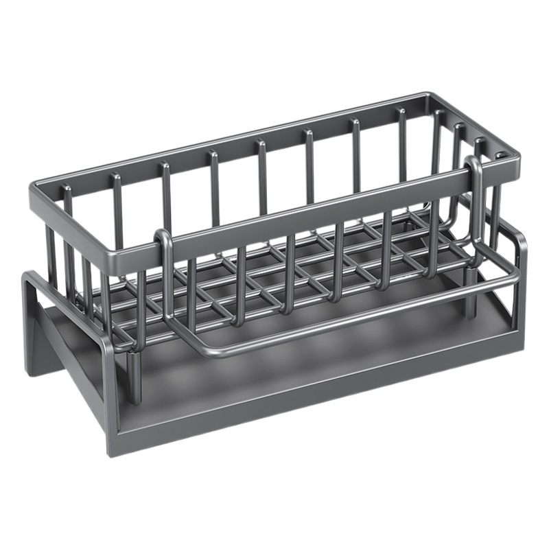 Cross-border sink sponge rack hand sanitizer storage basket draining rack kitchen supplies countertop multi-functional storage rack