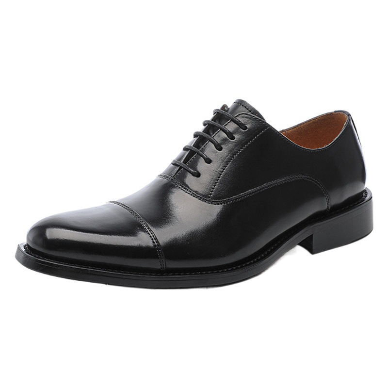 Clearance top layer cowhide men's shoes three joint business men's leather shoes men's wholesale formal men's leather shoes leather