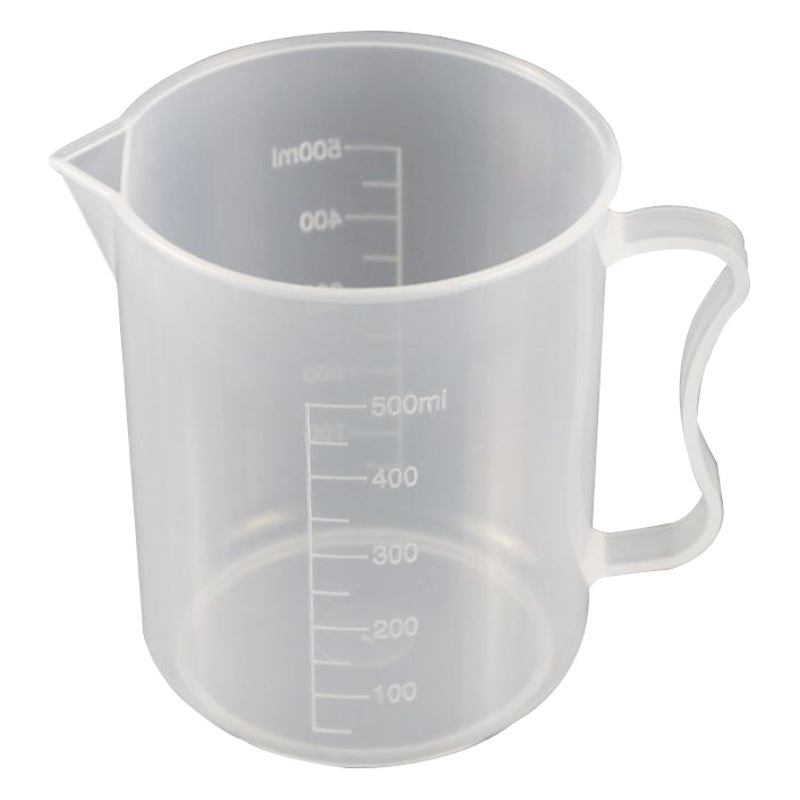 Spot 500ml plastic measuring cup pp with scale with handle measuring cup color cup liquid measuring cup empty cup