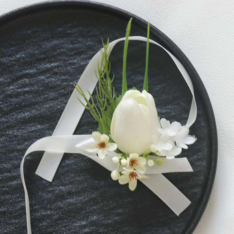 Picture of 237 Western-style business celebration corsage hand flower wedding supplies artificial flower studio photo props White series
