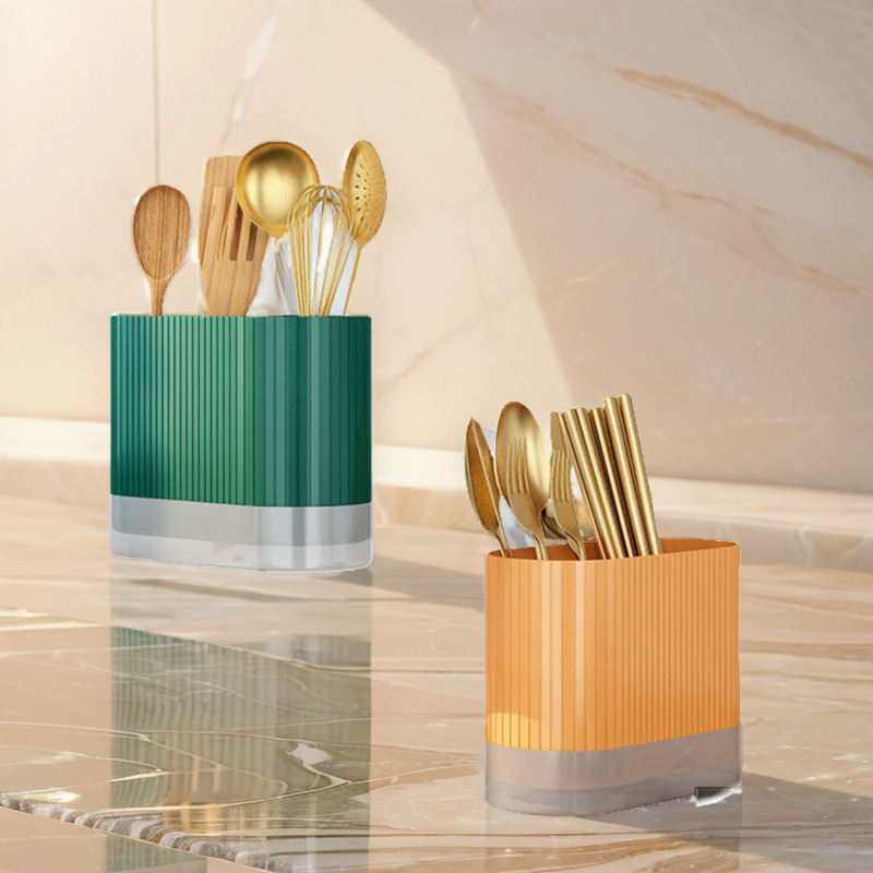 Picture of Douyin Hot Selling Cross-Border Chopstick Barrel Household Wall-Mounted Chopstick Box Tableware Storage Box Kitchen Storage Rack Chopstick Cage
