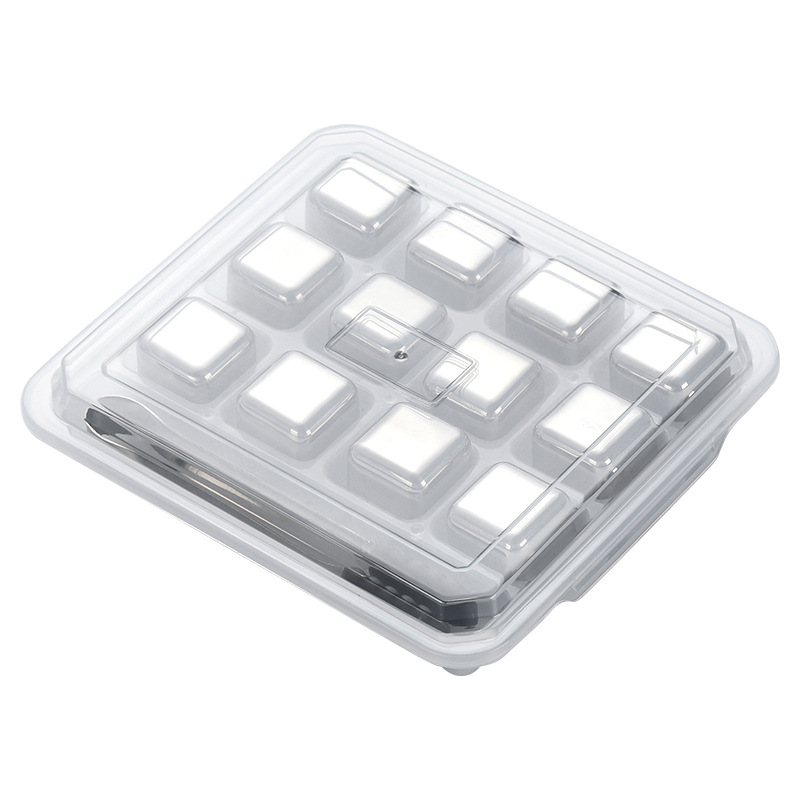 Picture of Amazon 304 Stainless Steel Ice Cube Gift Box Set Whiskey Ice Tartar Red Wine Beer Ice Capsules Bar Supplies