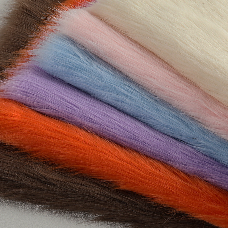 Picture of Imitation fox fur cloth plush cloth fabric 5cm long fur carpet cloth imitation fur clothing animal hair