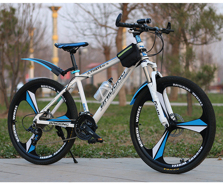 Picture of Mountain Bike Adult 24 Inch 26 Inch Men's Variable Speed Mountain Bike 27 Speed Men's Cross-country Bike Wholesale