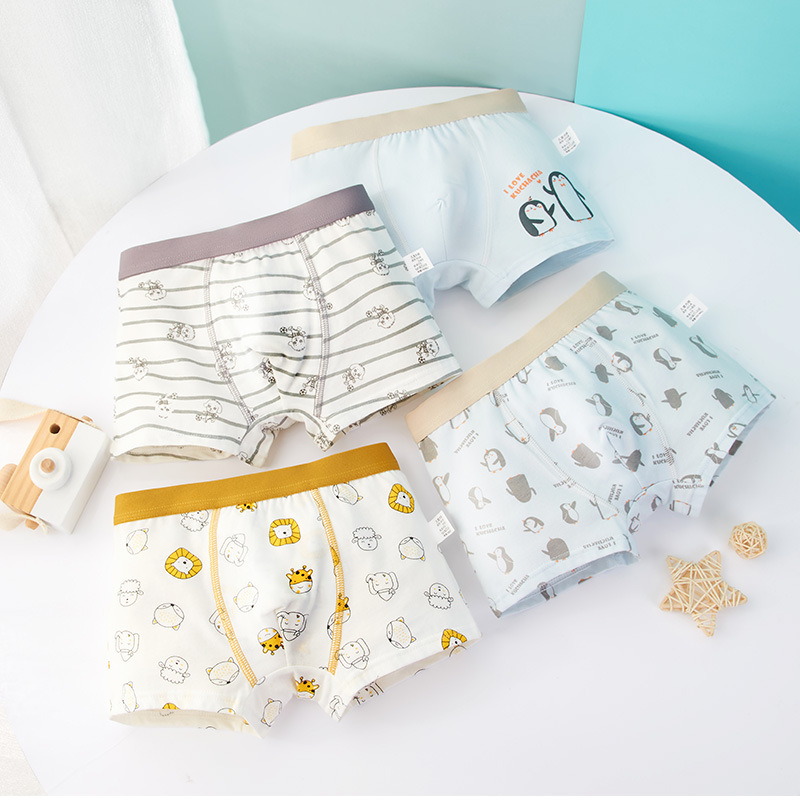 Picture of Children's Underwear Boys' Boxer Shorts Boys' Baby Children's Underwear Underwear for Middle and Old Children and Primary School Students