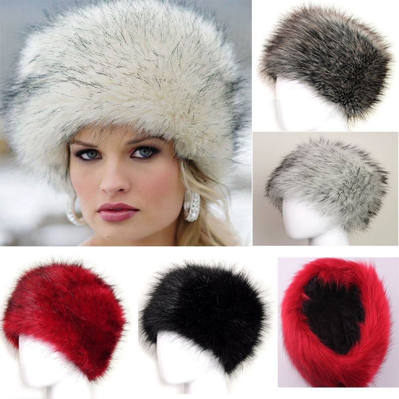 AliExpress faux fox fur round flat top faux fur turf hat thickened autumn and winter furry Russian Mongolian hat manufacturers