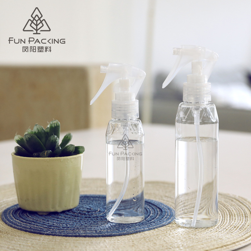 Picture of Japanese Small Spray Bottle Watering Bottle Refill Bottle Spray Bottle 200ml Alcohol Disinfection Spray Bottle Pet Transparent Plastic Bottle