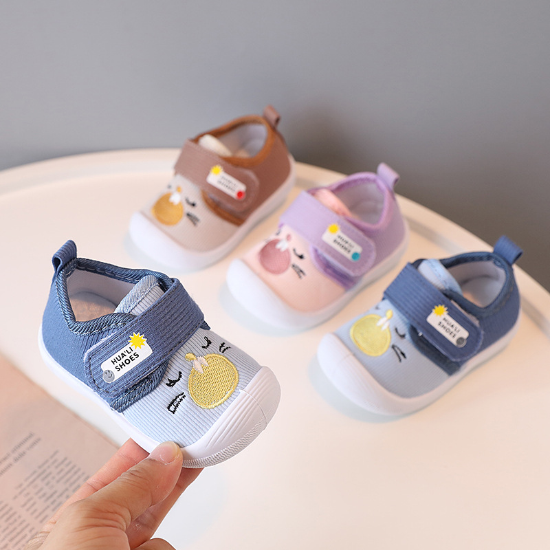 Spring and autumn male baby soft soled toddler shoes shoes 0-1-2 years old female baby called cloth shoes baby shoes a generation of hair