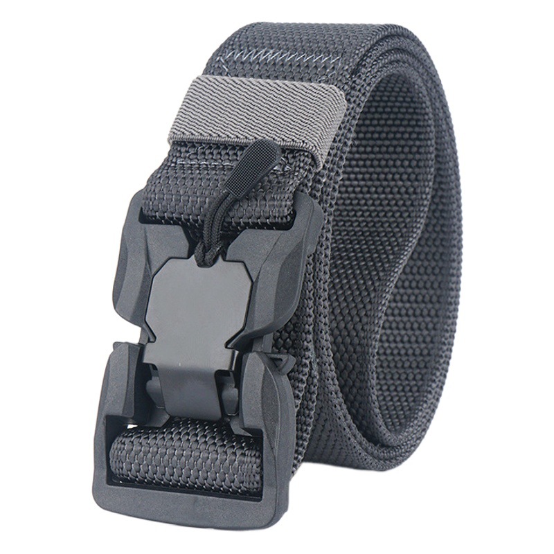 New Men's Tactical Belt, Outdoor Military Training Cargo Pants Belt, Casual and Versatile Canvas Nylon Belt