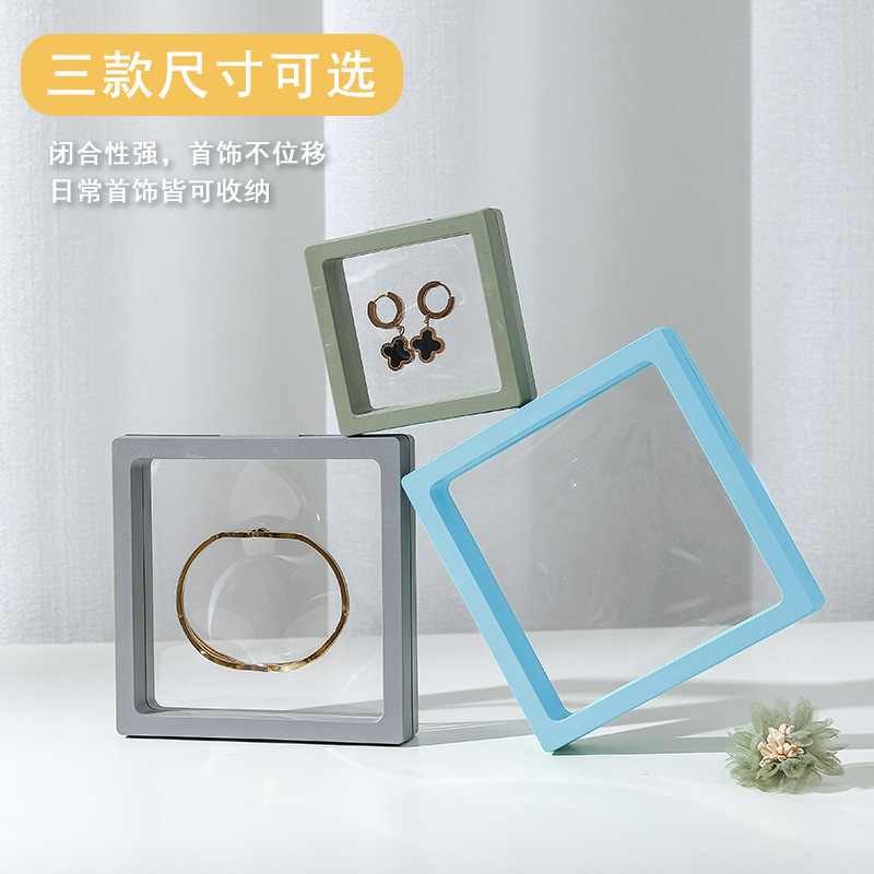 Picture of Pe Film Colorful Suspension Box Small Commodity Gift Box Jewelry Display Box Jewelry Ring Bracelet Box Jewelry Box